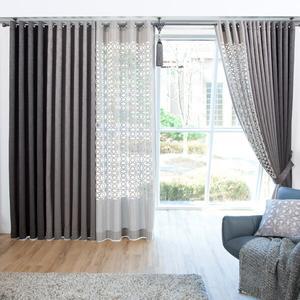 루비온 아일렛 암막커튼(530x230)+고주파커튼(봉,끈,후사고리)