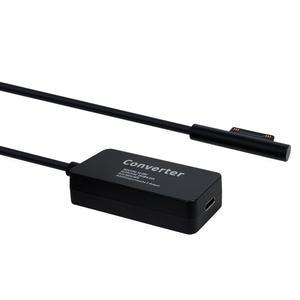 서피스  북 랩탑 1 2 3 4 충전 DC 잭 to PD C타입 변환 젠더 케이블