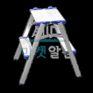 알룸 국산 알루미늄 가정용사다리 광폭 2단