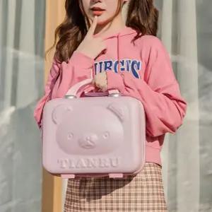 귀여운 곰돌이 레디백 캐리어 4color 어린이 초등학생 여행 보조 손가방 잠금장치