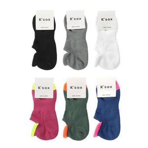 [삭스랩]여자 스포츠 골프양말 이중바닥 덧신 뒤꿈치 쿠셔닝 제니 6종색상 택1