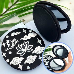 [기타]오렌지몰 자개공예 나전칠기 만들기 키트  DIY 자개 스티커 원형 손거울 - 전통문양 1122971