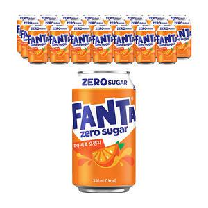환타 오렌지제로, 350ml, 24개