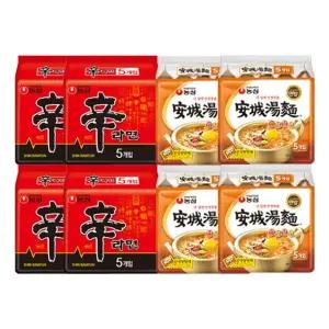 안성탕면 20봉 + 신라면 20봉