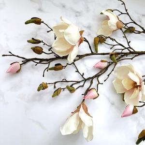 목련 조화꽃 부케 나무 화분 장식 인테리어 인조나무