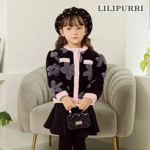 [보리보리/릴리푸리]릴리푸리 플라워부클코트(블랙)