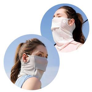 아이스 실크 페이스커버 자외선 햇빛차단 골프 마스크