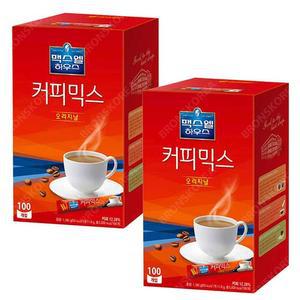 동서 맥스웰 오리지날 커피믹스 100T X 2개 스틱 이지컷