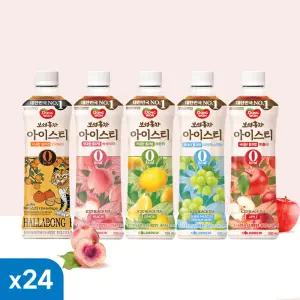 [동원] 보성홍차 아이스티 제로 500ml 12+12 골라담기 총24개(복숭아/레몬/애플/샤인머스캣/한라봉)