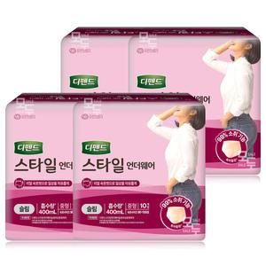 디펜드 스타일 언더웨어 여성 슬림 중형 10Px4팩 /요실금 성인용기저귀