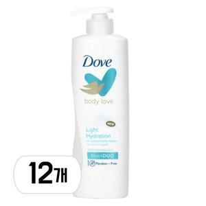 [도브] 바디러브로션 라이트 하이드레이션 400ml 12개