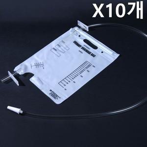 유린백 U-2000 X10개 일회용 소변백 소변팩 유린팩