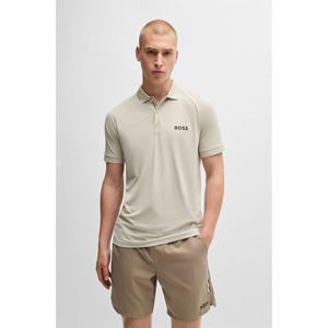 [BOSS](대전신세계)[FA24][Green] 슬림핏 반팔 폴로 셔츠 라이트 베이지(50519853271)