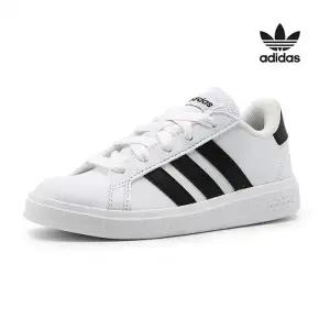 아디다스 그랜드 코트 2 K 화이트 블랙 (GW6511)