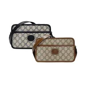 (구찌) GG 인터로킹 숄더 크로스백(658572)