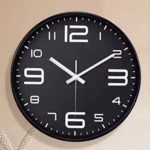 언발 넘버 무소음 예쁜 인테리어 벽걸이 거실 시계 3컬러