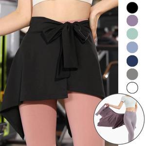 [XBH4H5N4]레깅스 와이존 힙커버 숏 랩스커트 요가