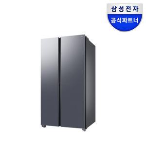 혜택가105만 삼성전자 양문형 냉장고 RS84DG5022B4 AI절약모드 메탈쿨링 852리터 젠틀블랙