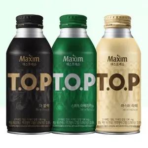 TOP 티오피 380ml x 24캔/블랙 스위트아메리카노 라떼 택 1