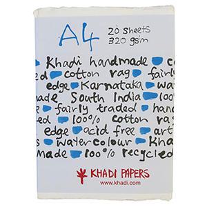 카디 100% 코튼페이퍼 수제지 A42W 황목 320g 210X300mm