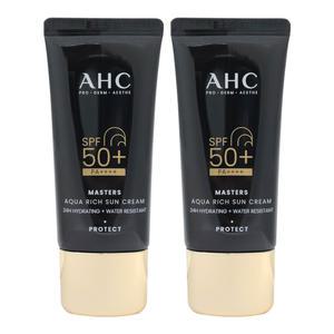 AHC 에이에이치씨 마스터즈 아쿠아리치 선크림 30ml 2개