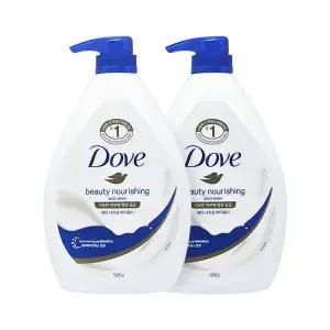도브 뷰티 너리싱 바디워시 1L 2개