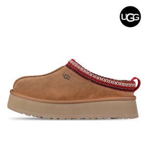 어그 UGG 타즈 플랫폼 여성 방한 부츠 양털 모카신 뮬 슬리퍼 1122553-CHE