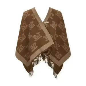 막스마라 여성 프린지드 카멜 케이프 26736011600 009