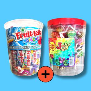 농심 후르츠텔라1통 + 츄파춥스1통 대용량 학교 간식 단체 탕비실 최신제조