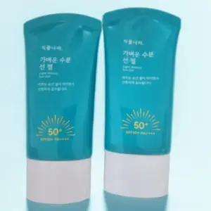 식물나라 가벼운 수분 선 젤 60ml 2개