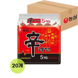 [농심] 농심 신라면 120g X 20봉 1박스/