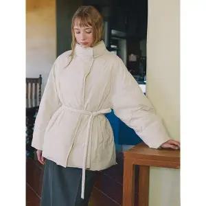 [올리브데올리브](김해점)하이넥 벨티드 구스 다운 점퍼 OP4WMA61