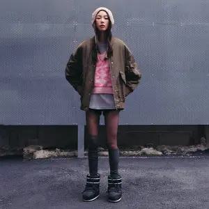 [LAP](강남점)오버핏 항공 점퍼 패딩 AQ4PDA63