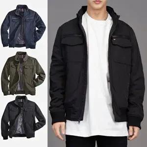 [타미힐피거]타미힐피거 남성 퍼포먼스 봄버 자켓