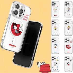갤럭시 S24 S23 울트라 핸드폰 케이스 정품 스누피 시즌1 맥세이프 2배강력한자력 카메라풀커버