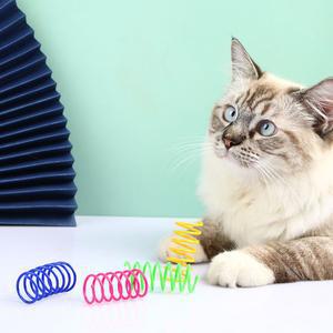 PET 고양이 스프링 장난감 행동유발 사냥놀이 4p ((BD-D067))