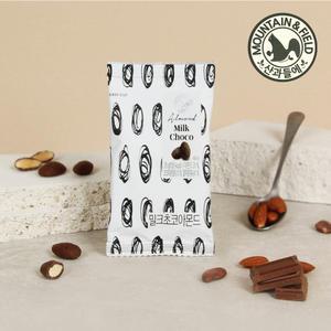 [산과들에] 밀크초콜릿아몬드 20봉 / 초콜릿 견과류 간식