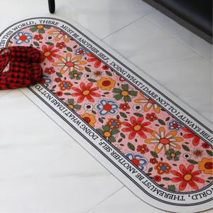 길이긴 라운드형 주방발매트 세척쉬운 규조토 싱크대 바닥깔개 매트