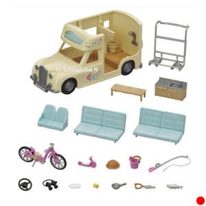 실바니안 패밀리 캠핑 벤 유아 자동차 장난감 선물