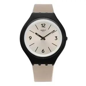 스와치 시계 SVUB101 SKINSAND 남성 가죽시계 당일발송