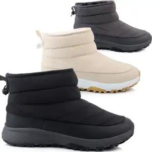 남성 여성 방수 겨울 숏 부츠 여자 털 신발 남자 패딩 방한화 HT맨부츠