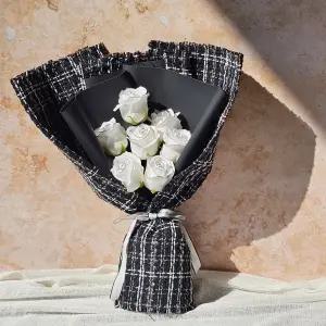 샤넬 장미 드라이플라워 기념일선물 꽃다발