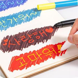 색이변하는 컬러 마법펜 그림그리기펜 10색세트 컬러링펜 마카펜 미술도구