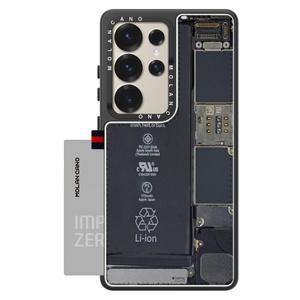 모란카노 갤럭시 S25 울트라 시크릿 포켓 가죽 카드 수납 디자인 플러스 케이스