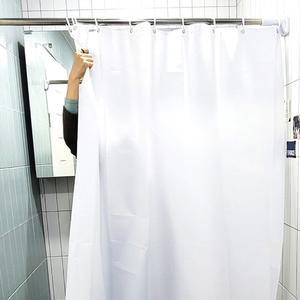 불투명 화이트 방수샤워커튼 욕실커텐 120x180 (WFFPW4X)