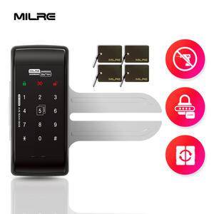 밀레 강화 유리문도어락 상가 단문형 양문형 디지털 번호키 ME-G25S