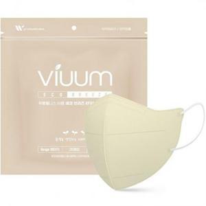 viuum 에코 브리즈 새부리형 마스크 대형 KF94, 25개입, 베이지, 1개 one option