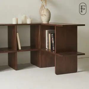 퍼피노 빌리 원목 코너 모듈 책장 코너형 pn339