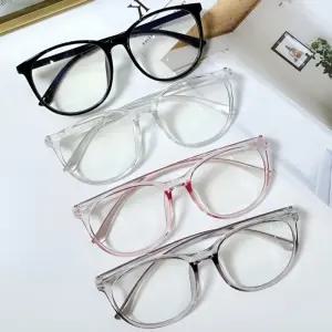 남여공용 패션안경 블루라이트차단 뿔테안경 도수없는안경 전용파우치 무테 선글라스