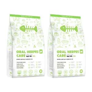 본아페티 구내염 허피스 고양이 사료 구강 면역력 기능성 오랄앤허피스케어 닭고기, 1kg, 2개